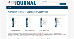 Desktop Screenshot of csegjournal.com